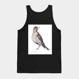 Song Thrush Tank Top